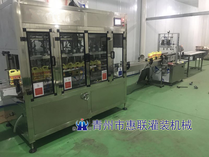 洗潔精灌裝機(jī)生產(chǎn)線